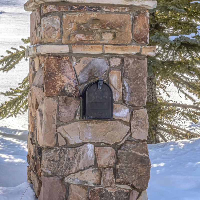 Stone Mailbox Installation